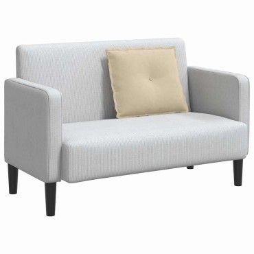 vidaXL Μαξιλάρι Πλάτης Κρεμ 60 x 50 cm Ύφασμα Μικροΐνας