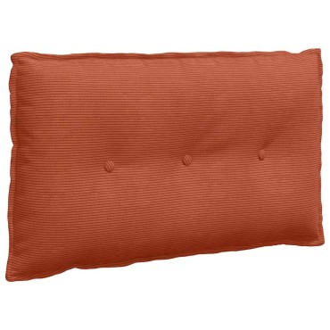 vidaXL Μαξιλάρι Πλάτης Κόκκινο Πορτοκαλί 80 x 50 cm