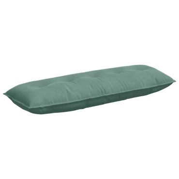vidaXL Μαξιλάρι Πλάτης Θαλασσί 140 x 50 cm Υφασμάτινο Κορντουρά