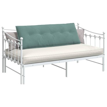 vidaXL Μαξιλάρι Πλάτης Θαλασσί 140 x 50 cm Υφασμάτινο Κορντουρά