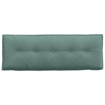 vidaXL Μαξιλάρι Πλάτης Θαλασσί 140 x 50 cm Υφασμάτινο Κορντουρά