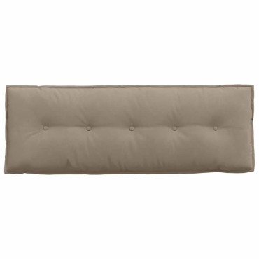vidaXL Μαξιλάρι Πλάτης Taupe 140 x 50 cm Ύφασμα Μικροΐνας