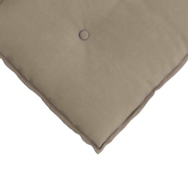 vidaXL Μαξιλάρι Πλάτης Taupe 140 x 50 cm Ύφασμα Μικροΐνας