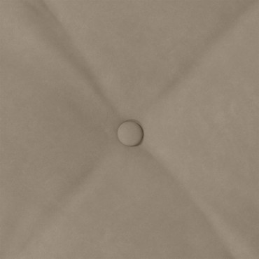 vidaXL Μαξιλάρι Πλάτης Taupe 140 x 50 cm Ύφασμα Μικροΐνας