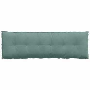 vidaXL Μαξιλάρι Πλάτης Θαλασσί 160 x 50 cm Υφασμάτινο Κορντουρά