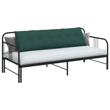 vidaXL Μαξιλάρι Πλάτης Σκούρο Πράσινο 180 x 19 x 50 εκ ύφασμα