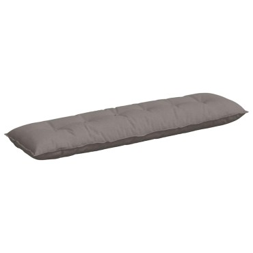 vidaXL Μαξιλάρι Πλάτης Taupe 180 x 19 x 50 εκ ύφασμα