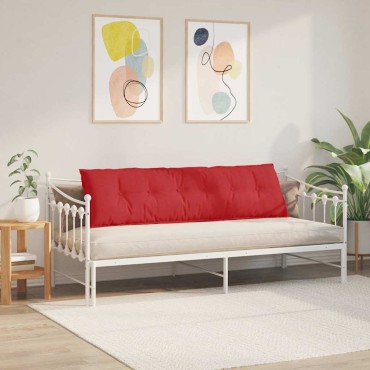 vidaXL Μαξιλάρι Πλάτης Κόκκινο 180 x 19 x 50 εκ ύφασμα
