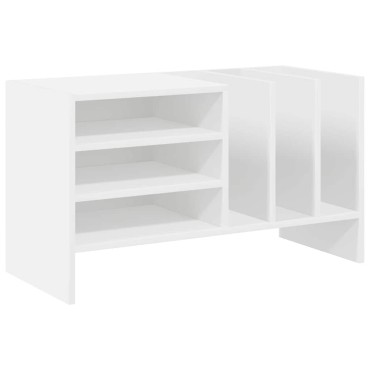vidaXL Ντουλάπι δίσκων βινυλίου Λευκό 78,5x35x45 εκ 1 τεμ.