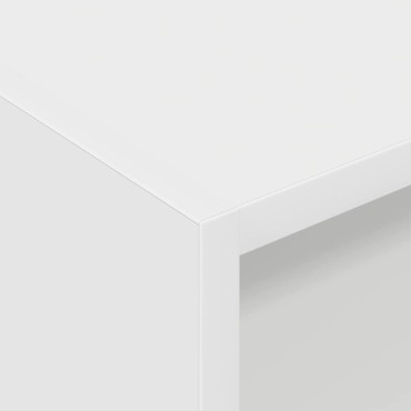 vidaXL Ντουλάπι δίσκων βινυλίου Λευκό 78,5x35x45 εκ 1 τεμ.