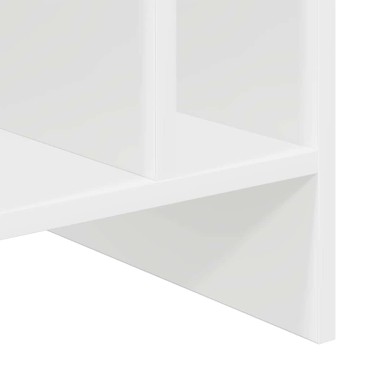 vidaXL Ντουλάπι δίσκων βινυλίου Λευκό 78,5x35x45 εκ 1 τεμ.