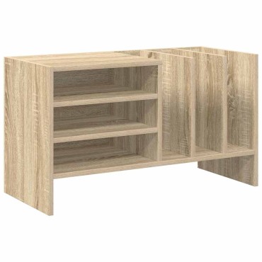 vidaXL Ντουλάπι δίσκων βινυλίου Δρύς Sonoma 78,5x35x45 εκ 1 τεμ.