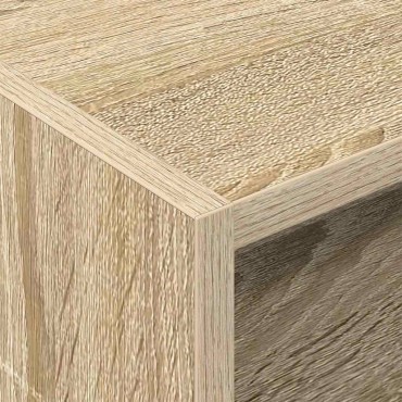 vidaXL Ντουλάπι δίσκων βινυλίου Δρύς Sonoma 78,5x35x45 εκ 1 τεμ.