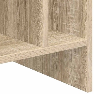 vidaXL Ντουλάπι δίσκων βινυλίου Δρύς Sonoma 78,5x35x45 εκ 1 τεμ.