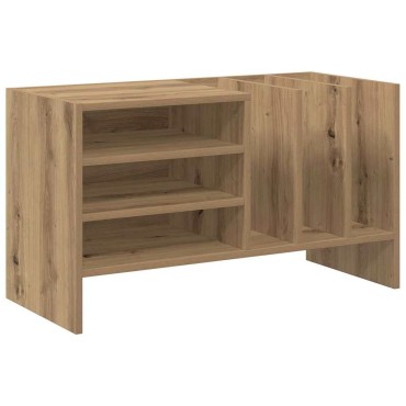 vidaXL Ντουλάπι δίσκων βινυλίου Artisan Oak 78,5x35x45 εκ 1 τεμ.