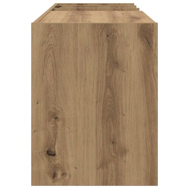vidaXL Ντουλάπι δίσκων βινυλίου Artisan Oak 78,5x35x45 εκ 1 τεμ.