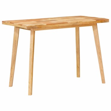 vidaXL Τραπέζι φαγητού Φυσικό 100x55x75cm Στερεό ξύλο μάνγκο 1 τεμ.