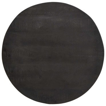 vidaXL Τραπεζάκια Καφέ Στερεών 3 τεμ. Μαύρο 54x54x40cm