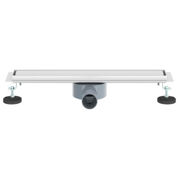 vidaXL Σιφόνι ντους 2-σε-1 με 360° σιφόνι Ασημί 54 x 11 x 9,5 εκ