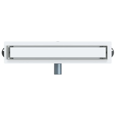 vidaXL Σιφόνι ντους 2-σε-1 με 360° σιφόνι Ασημί 54 x 11 x 9,5 εκ