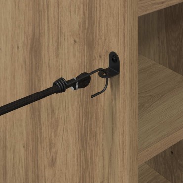 vidaXL Ντουλάπι Γκολφ με τροχούς Μονόχρωμο Artisan Oak 65 x 45 x 98 εκ