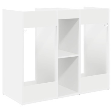 vidaXL Ντουλάπι Γκολφ Μονόχρωμο Λευκό 102 x 45 x 85,5 εκ