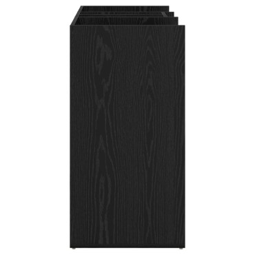 vidaXL Ντουλάπι Γκολφ Μονόχρωμο Μαύρη Οξυά 102 x 45 x 85,5 εκ