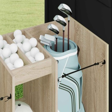vidaXL Ντουλάπι Γκολφ Μονόχρωμο Δρύς Sonoma 102 x 45 x 85,5 εκ