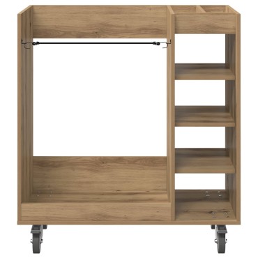 vidaXL Ντουλάπι Γκολφ με τροχούς Μονόχρωμο Artisan Oak 90 x 45 x 98 εκ