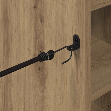 vidaXL Ντουλάπι Γκολφ με τροχούς Artisan Oak 120 x 45 x 98 εκ
