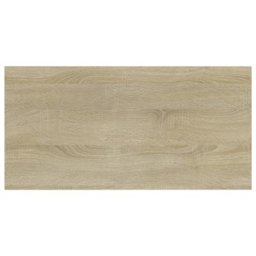 vidaXL Ράφια Βιβλιοθήκης 4 τεμ. Sonoma Δρυς 40x20x1,5cm Επεξ.Ξύλο
