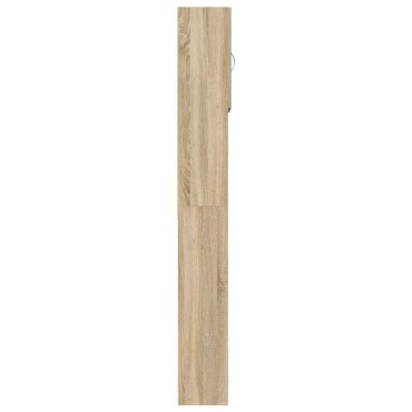vidaXL Ντουλάπι Πλυντηρίου Χρώμα Sonoma Δρυς 64x24x190 εκ Επεξ. Ξύλο