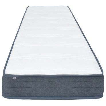 vidaXL Στρώμα Boxspring 200x70x 20cm μέτριας απαλότητας Υφασμάτινο 1 τεμ.