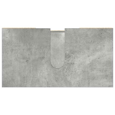 vidaXL Ντουλάπι Νιπτήρα Γκρι Σκυροδέματος 60x32x53,5cm Επεξ. Ξύλο 1 τεμ.
