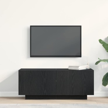 vidaXL Ντουλάπι TV 100x35x40cm Μαύρη Οξυά Επεξεργασμένο Ξύλο