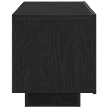 vidaXL Ντουλάπι TV 100x35x40cm Μαύρη Οξυά Επεξεργασμένο Ξύλο