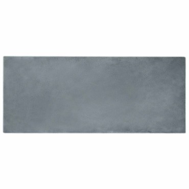 vidaXL Αντιολισθητικό χαλί από τεχνητή κουνελιού OLITE Ανθρακί 100x200cm