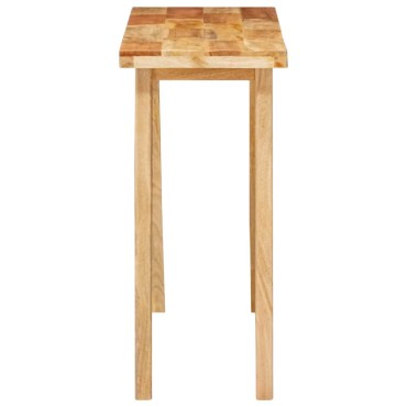 vidaXL Τραπέζι φαγητού Φυσικό 100x35x75cm Στερεό ξύλο μάνγκο 1 τεμ.