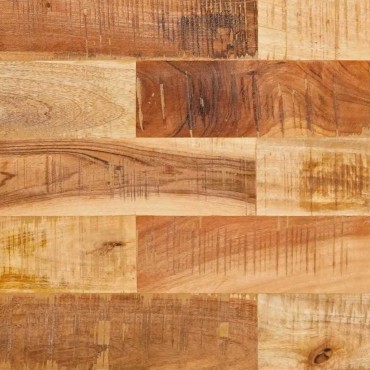 vidaXL Τραπέζι φαγητού Φυσικό 100x35x75cm Στερεό ξύλο μάνγκο 1 τεμ.