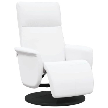 vidaXL Κάθισμα μασάζ Λευκό Τεχνητό Δέρμα 71x90x105cm