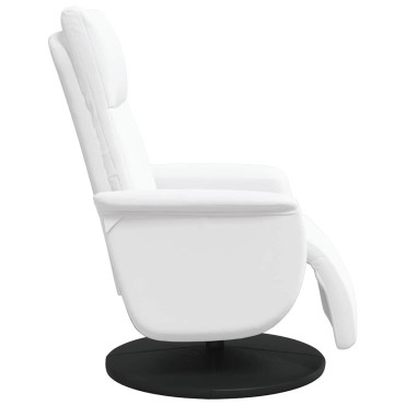 vidaXL Κάθισμα μασάζ Λευκό Τεχνητό Δέρμα 71x90x105cm