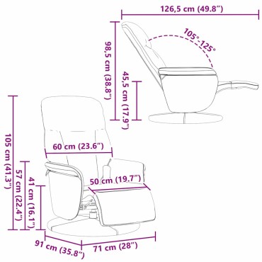 vidaXL Κάθισμα μασάζ Μαύρο 91 x 71 x 105 εκ. Βελούδο