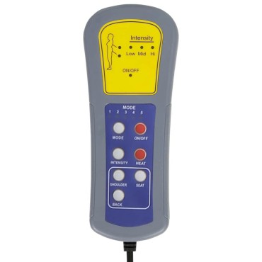 vidaXL Κάθισμα μασάζ Μαύρο 91 x 71 x 105 εκ. Βελούδο