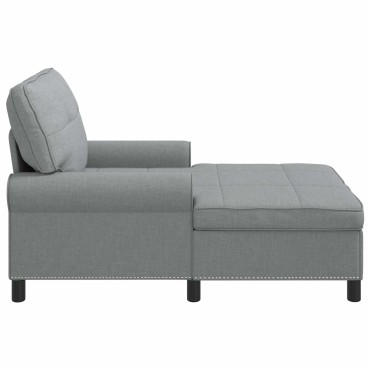 vidaXL Χαλάρωση Ανοιχτό γκρι ύφασμα 91x157x91cm