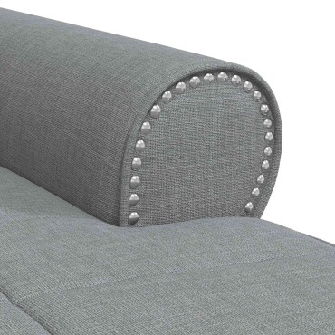 vidaXL Χαλάρωση Ανοιχτό γκρι ύφασμα 91x157x91cm