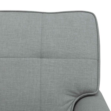 vidaXL Χαλάρωση Ανοιχτό γκρι ύφασμα 91x157x91cm