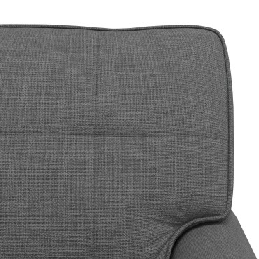 vidaXL Χαλάρωση με μαξιλάρι Σκούρο Γκρι 91x157x91cm ύφασμα