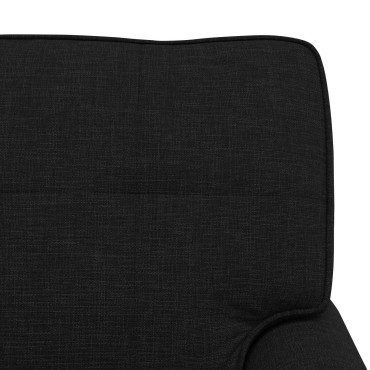 vidaXL Χαλάρωση με μαξιλάρι Μαύρο 91x157x91cm ύφασμα