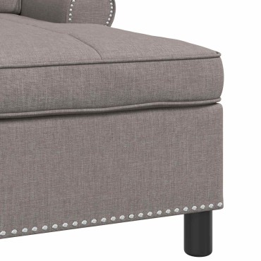 vidaXL Χαλάρωση Taupe ύφασμα 91x157x91cm