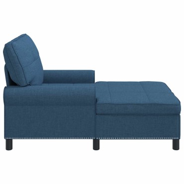vidaXL Χαλάρωση με μαξιλάρι Μπλε 91x157x91cm ύφασμα